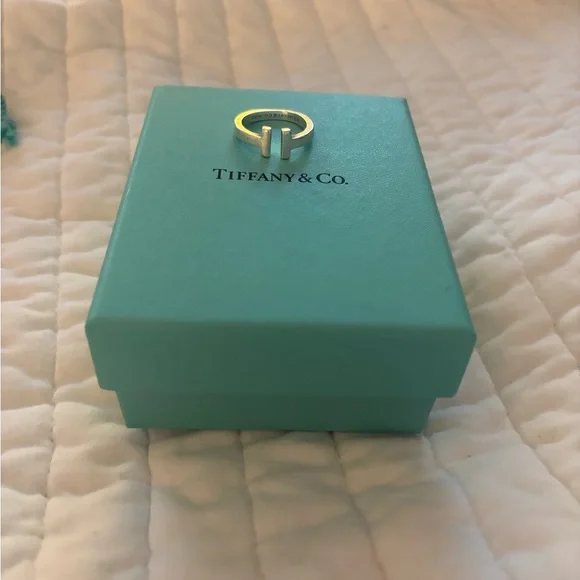 Tiffany & Co. Silver T Design Ring Sz 7
Via - Picture 7 of 10